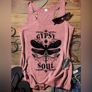 Gypsy Soul tank top, pink size M